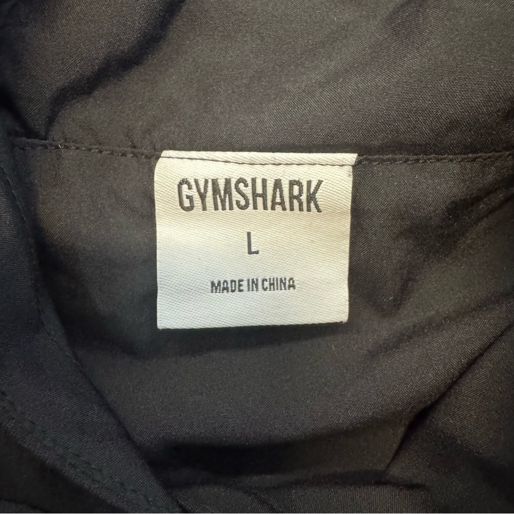 NWOT Gymshark Non Stop Black Cropped Hoodie Womens Sz. L - Picture 8 of 9